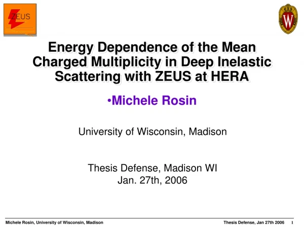 Energy Dependence of the Mean Charged Multiplicity in Deep Inelastic Scattering with ZEUS at HERA