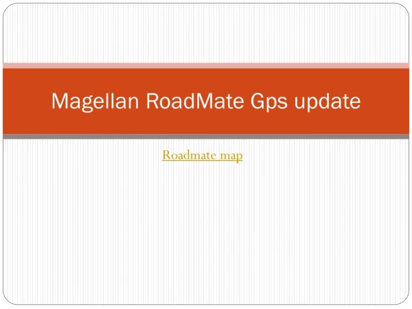 Magellan RoadMate Map | Magellan GPS Roadmate