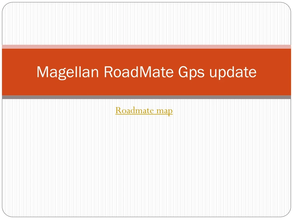 magellan roadmate gps update