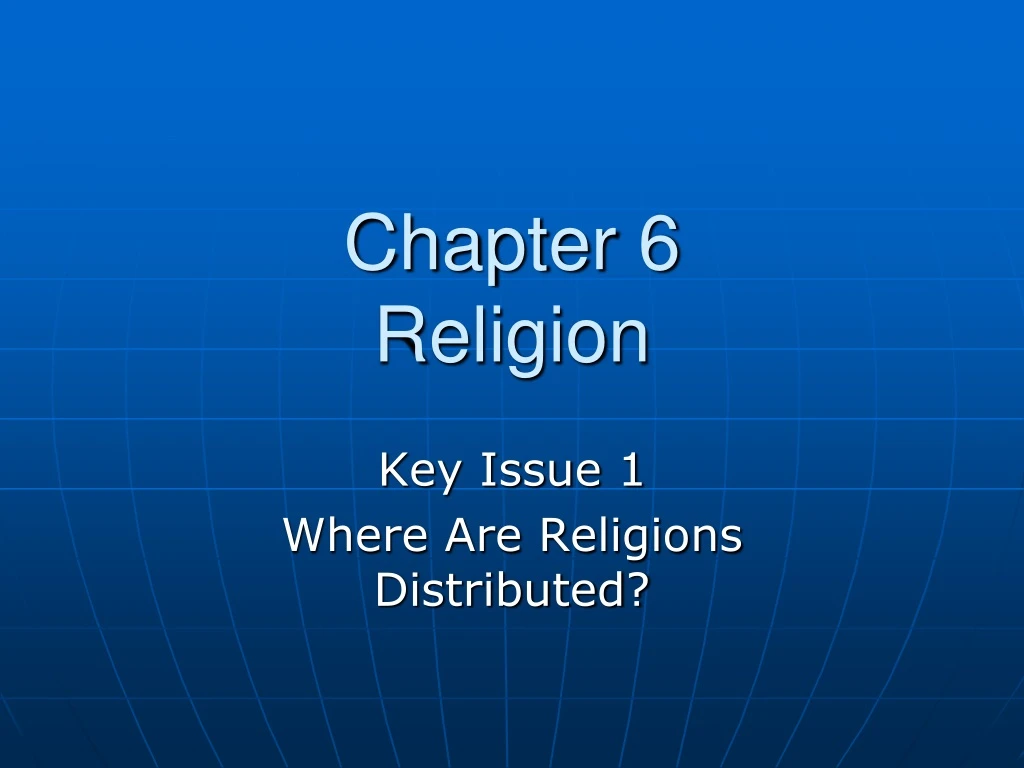chapter 6 religion
