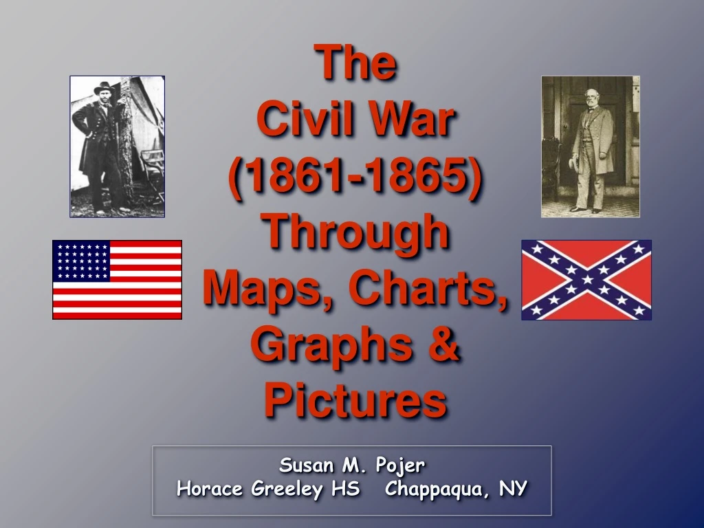 the civil war 1861 1865 through maps charts