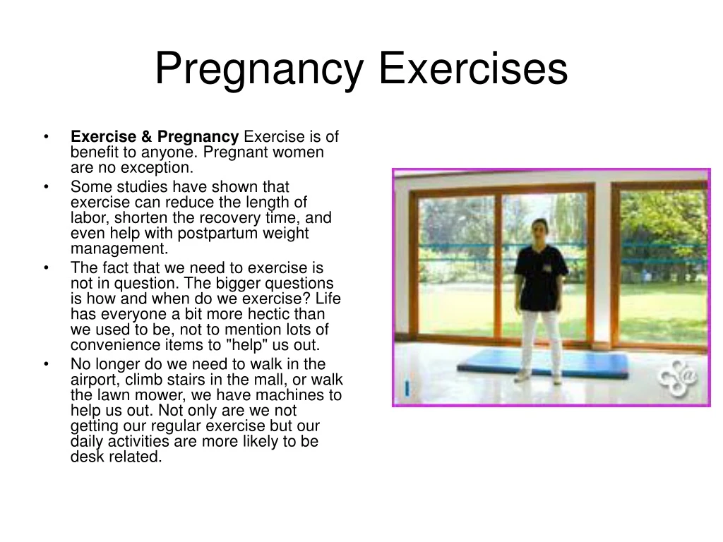 pregnancy exercises