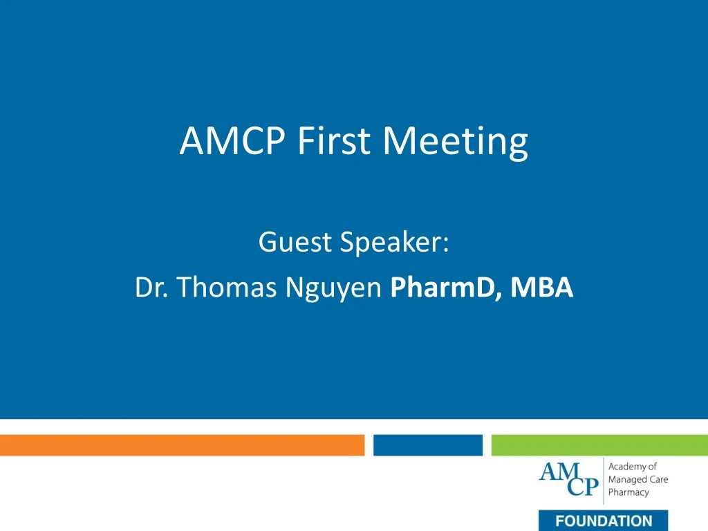 amcp first meeting