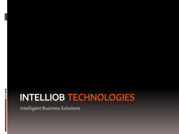 Intelliob Technologies