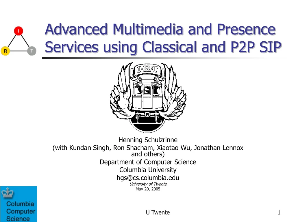 advanced multimedia and presence services using classical and p2p sip