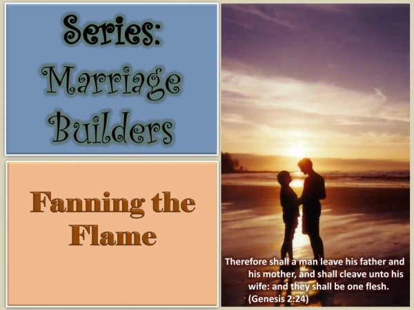 Series: Marriage Builders