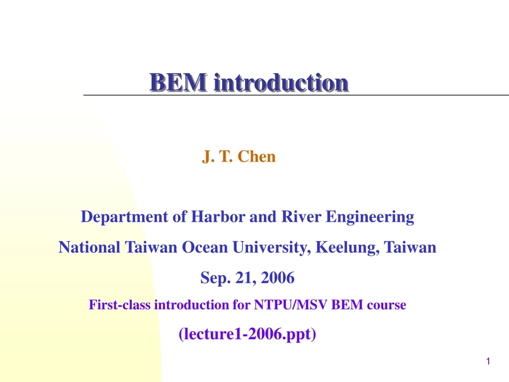 bem introduction