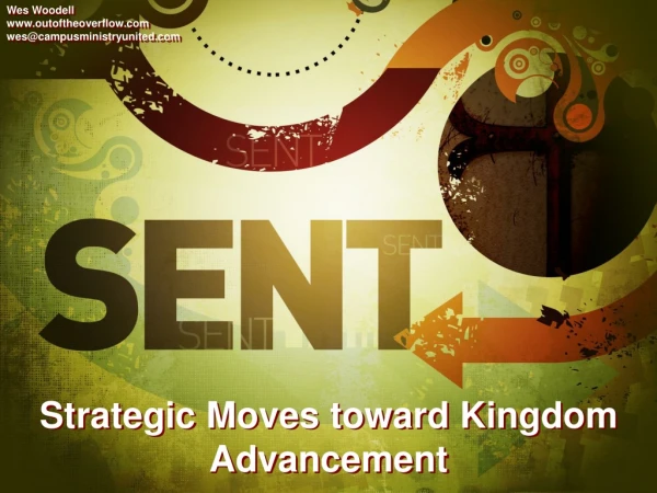 Strategic Moves toward Kingdom Advancement