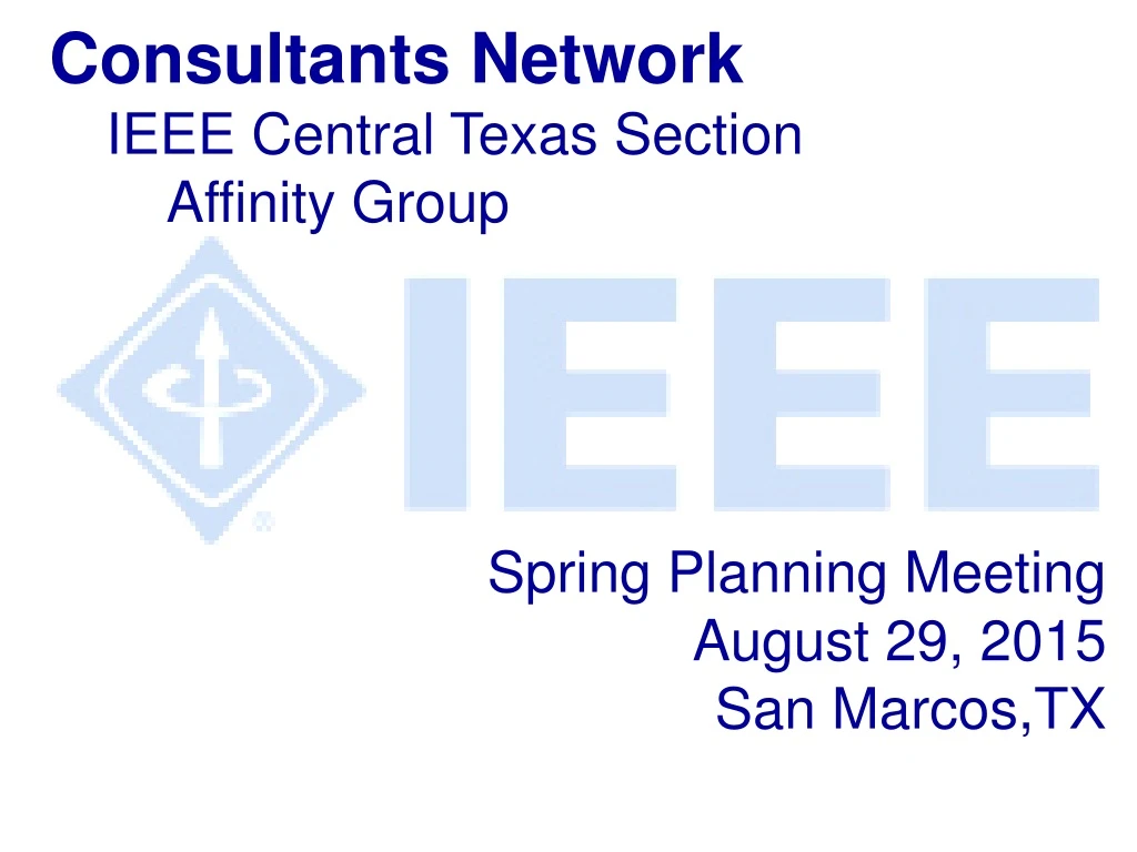 spring planning meeting august 29 2015 san marcos tx