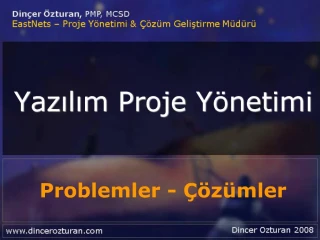 Yazilim Proje Y netimi - slide 1