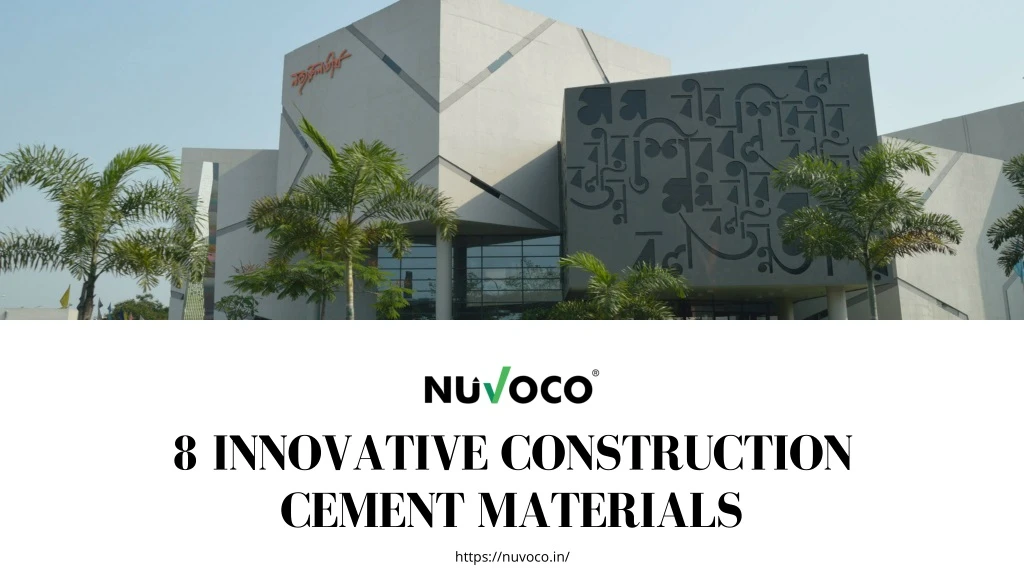 8 innovative construction cement materials