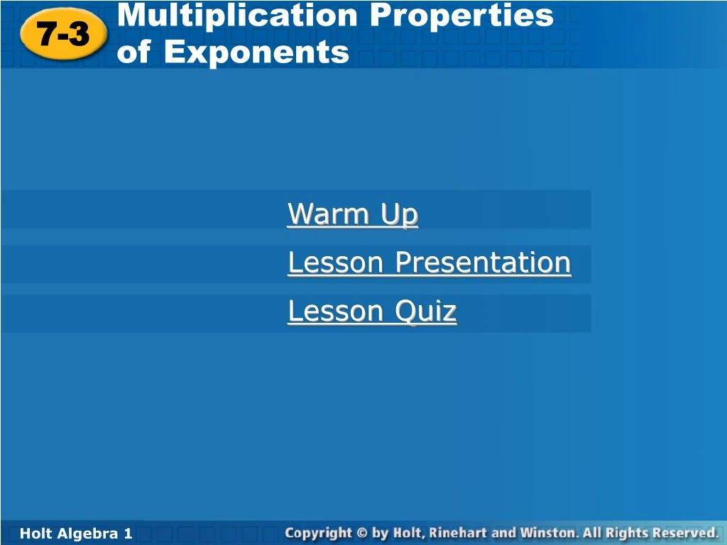 multiplication properties of exponents
