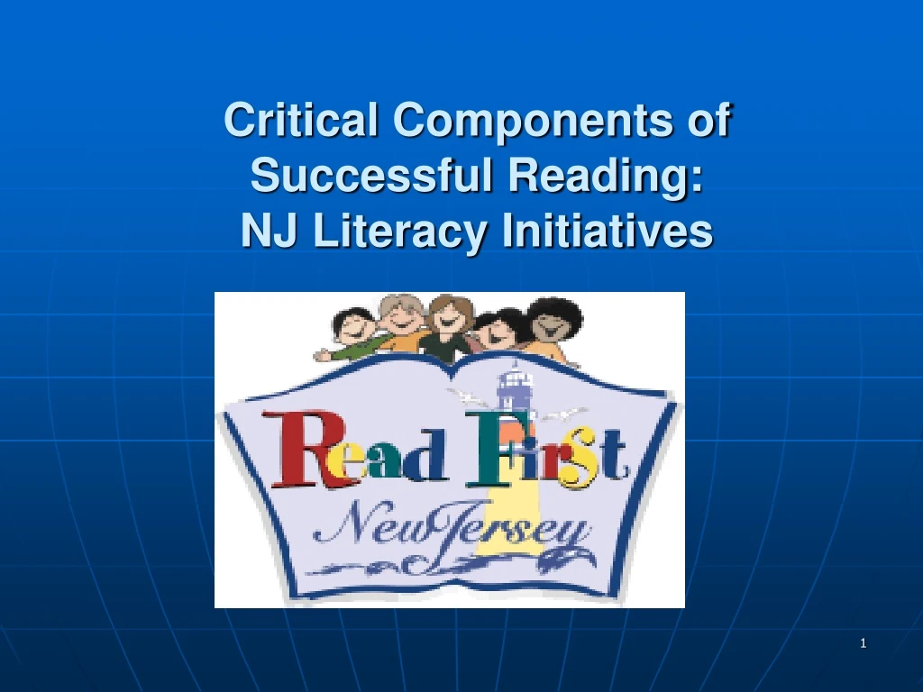 critical components of successful reading nj literacy initiatives