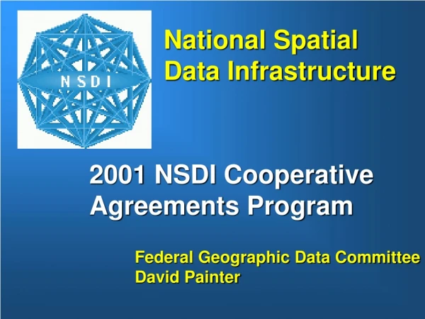 National Spatial Data Infrastructure