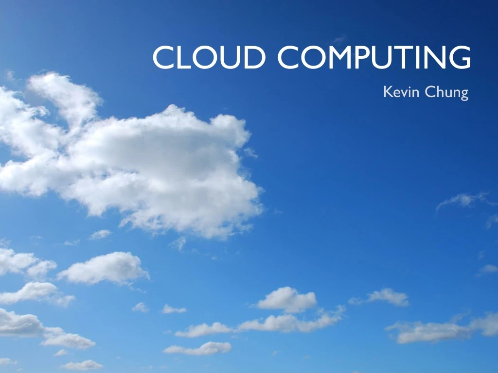 cloud computing