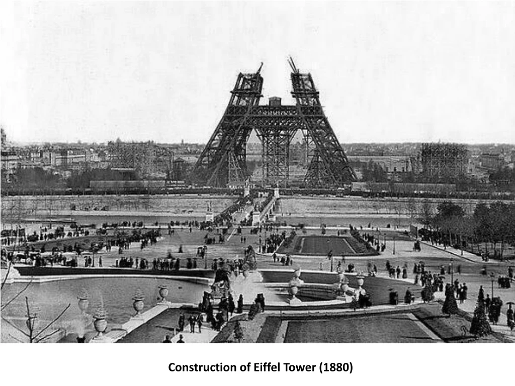 construction of eiffel tower 1880