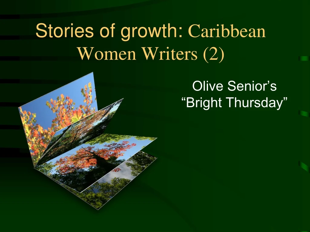 stories of growth caribbean women writers 2