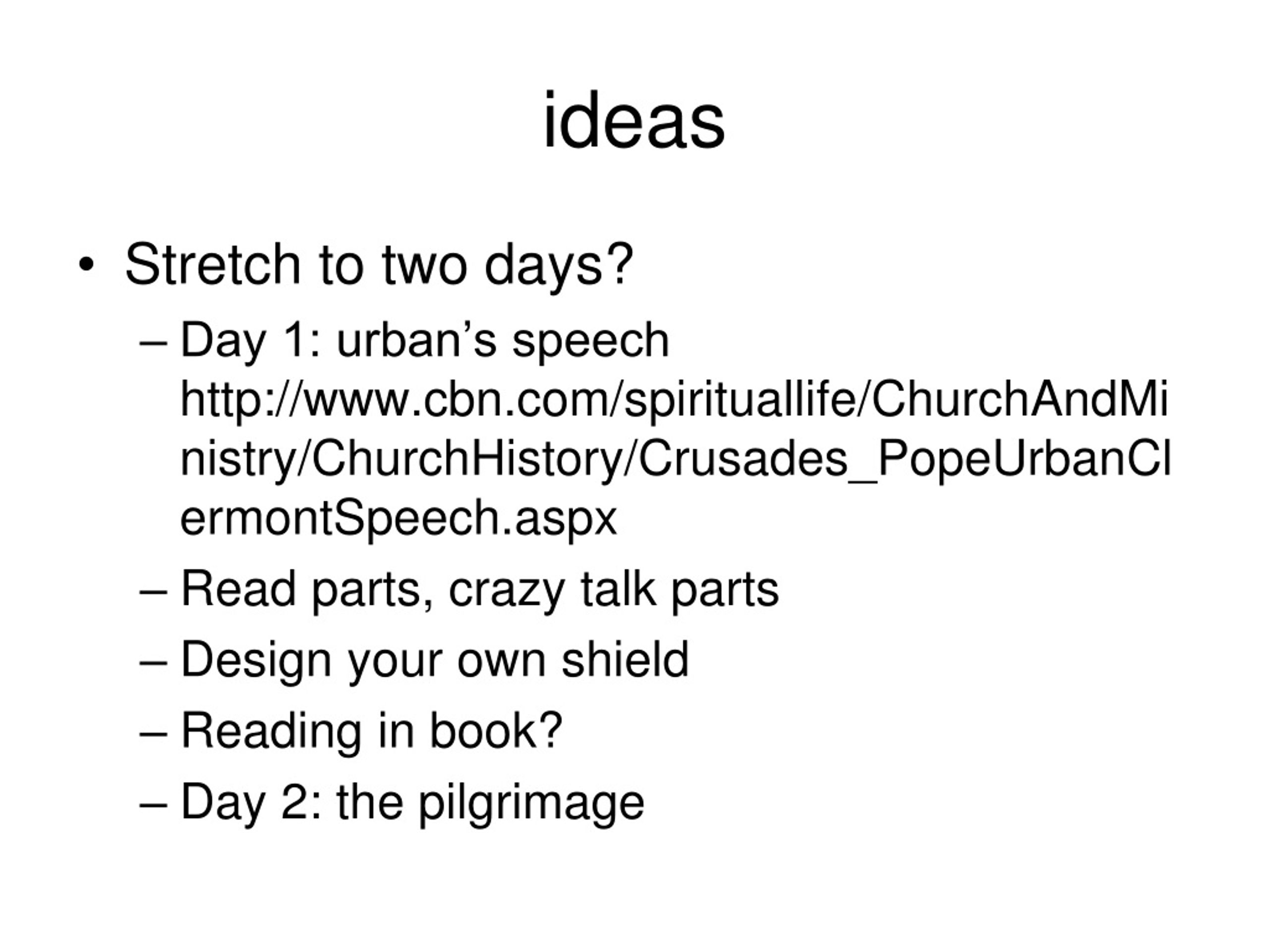 Crusades and Pilgrimage: A Journey to the Holy Land - slide 1