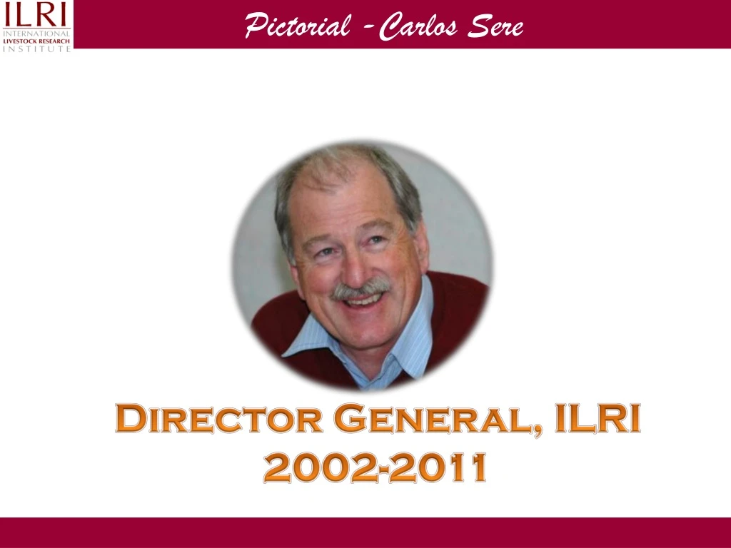 director general ilri 2002 2011