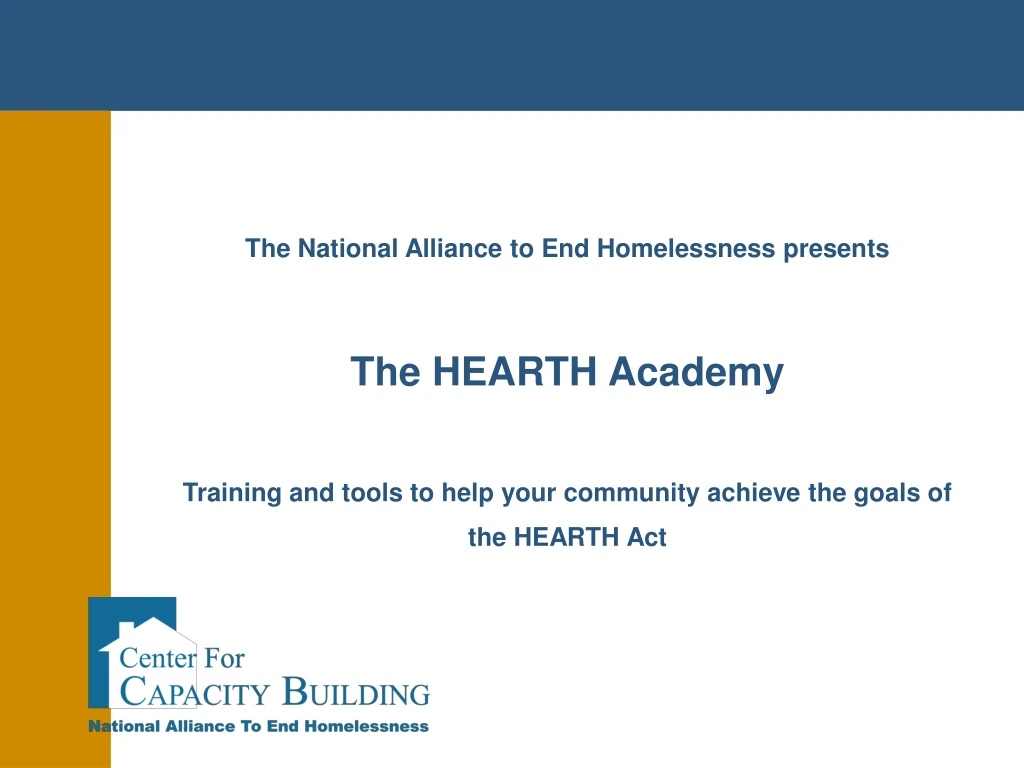 the national alliance to end homelessness
