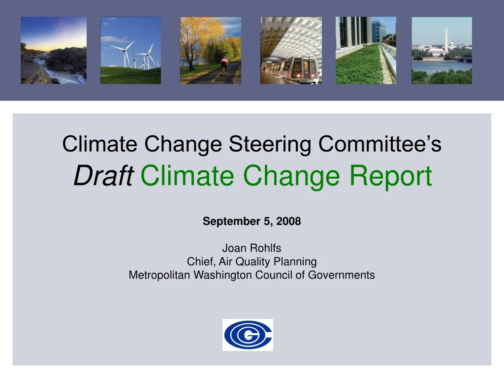 climate change steering committee s draft climate change report