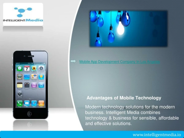 Advantages of Mobile Technology