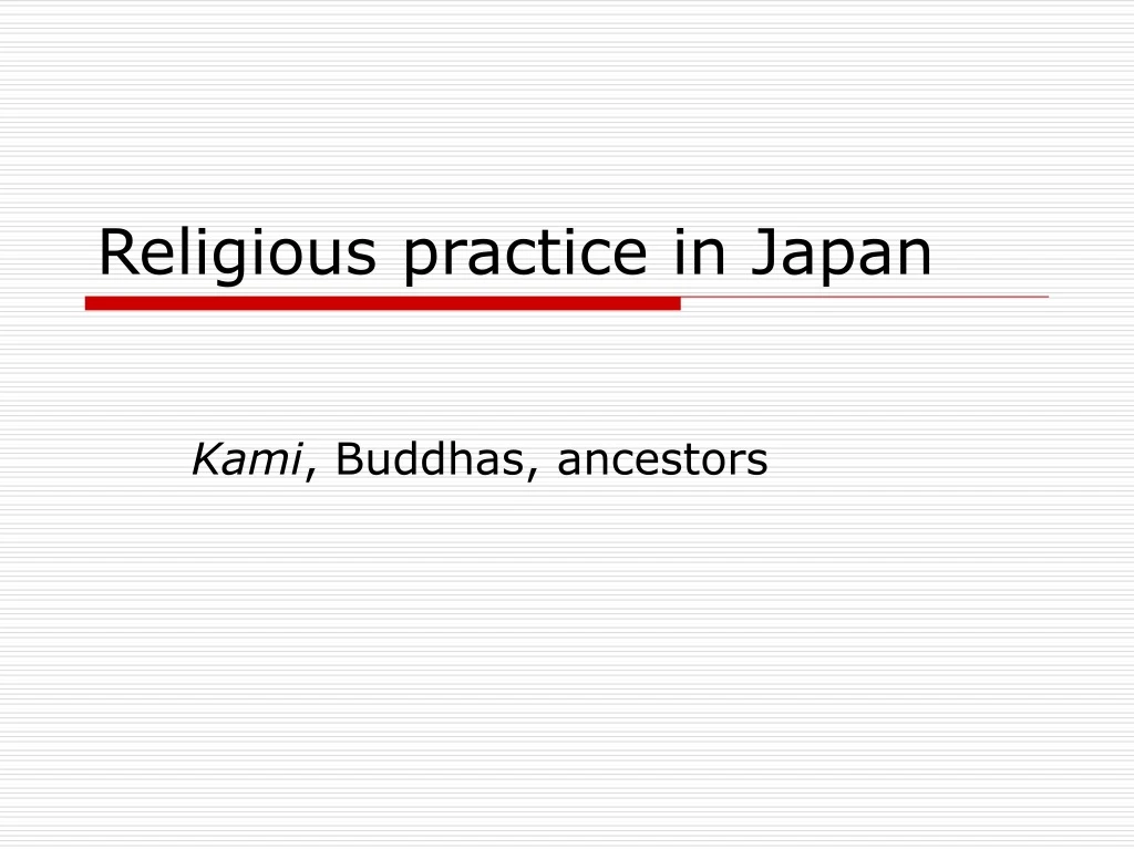 religious practice in japan
