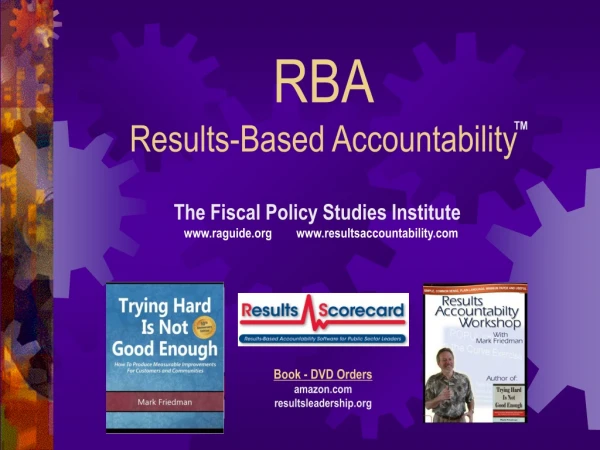RBA Results-Based Accountability