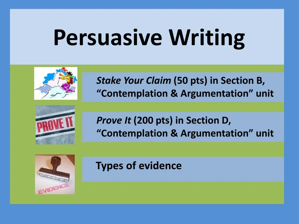 persuasive writing