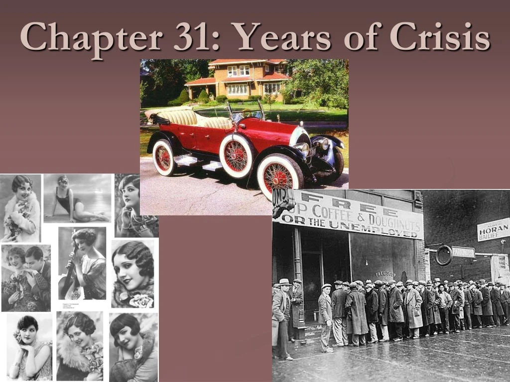 chapter 31 years of crisis