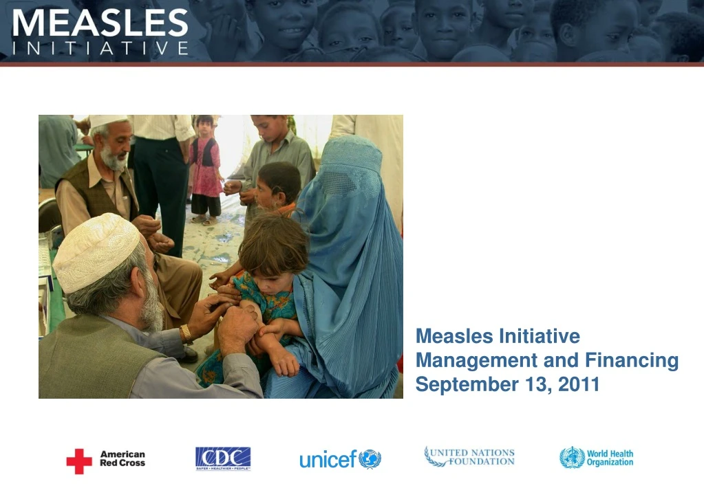 measles initiative management and financing