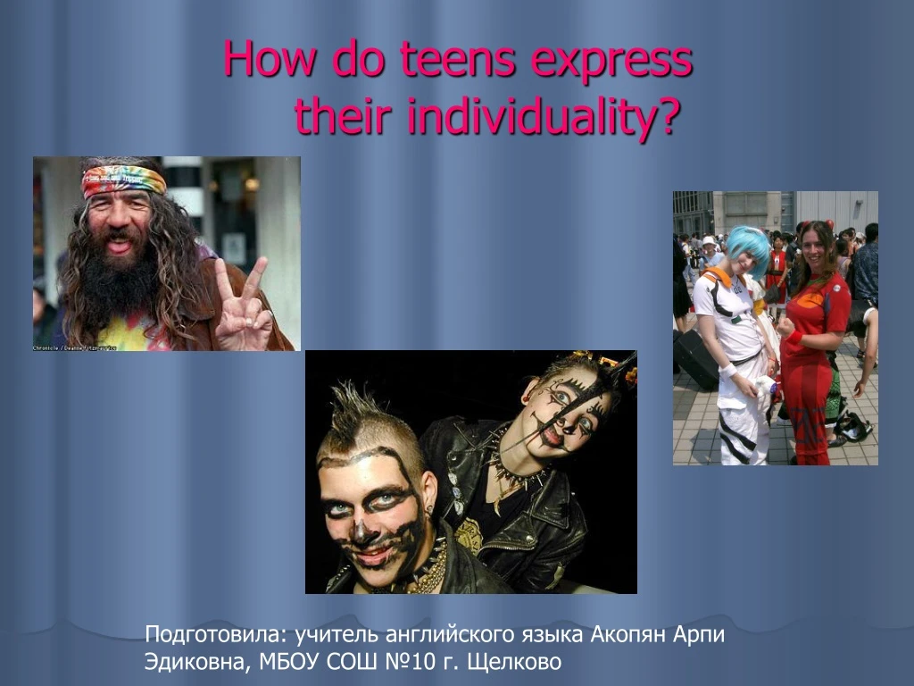 how do teens express their individuality