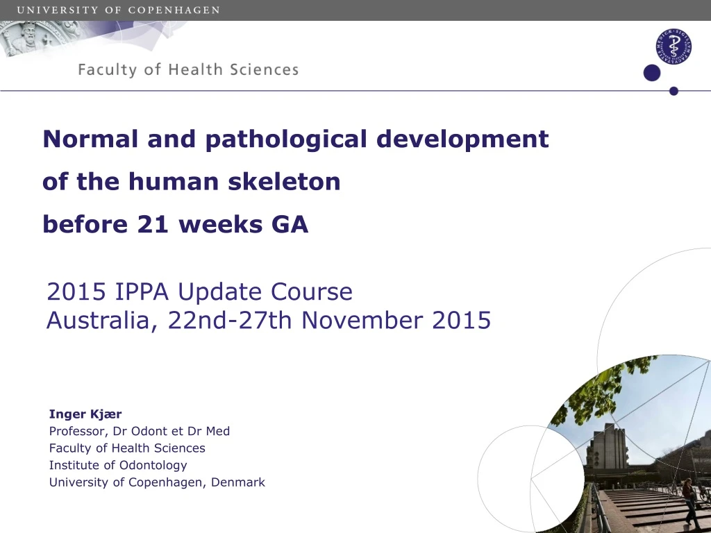 normal and pathological development of the human skeleton before 21 weeks ga