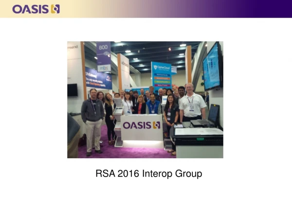 RSA 2016 Interop Group