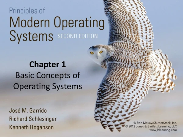 Chapter 1 Basic Concepts of Operating Systems