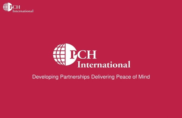 Developing Partnerships Delivering Peace of Mind