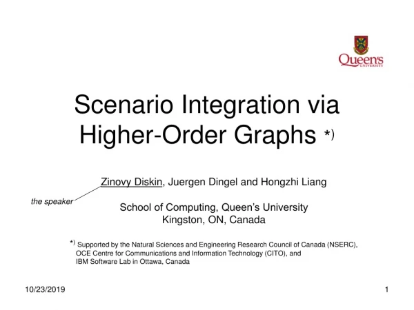 Scenario Integration via Higher-Order Graphs * )