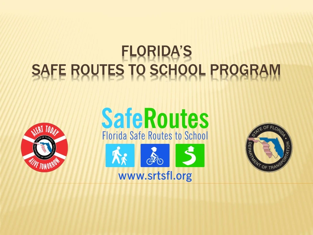 florida s safe routes to school program