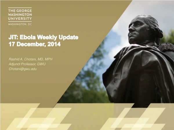 JIT: Ebola Weekly Update 17 December, 2014