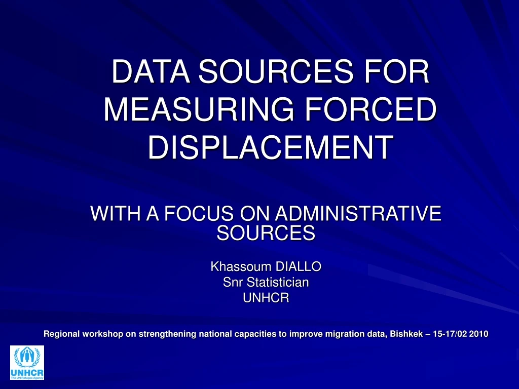 data sources for measuring forced displacement