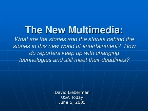 David Lieberman USA Today June 6, 2005