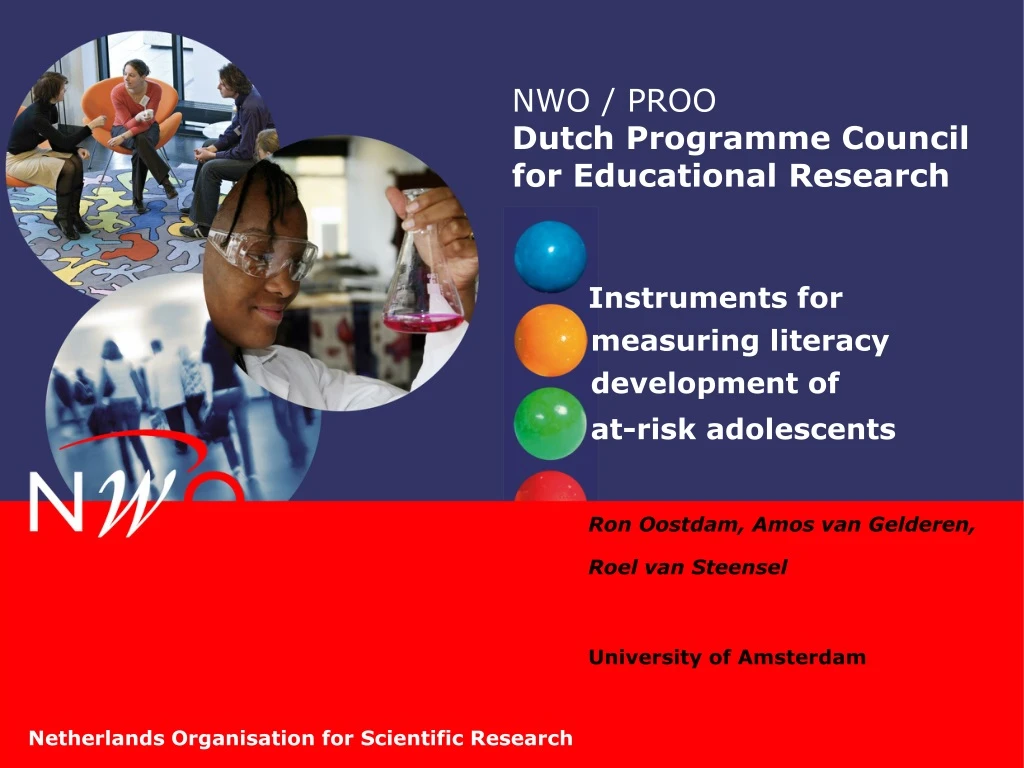 nwo proo dutch programme council for educational research