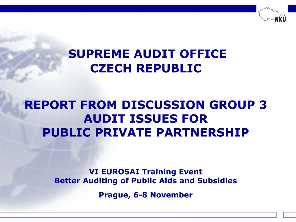 supreme audit office czech republic report from
