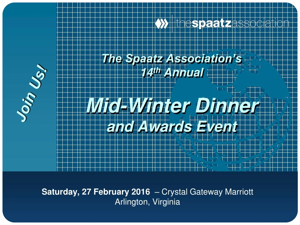 the spaatz association s 14 th annual mid winter dinner and awards event