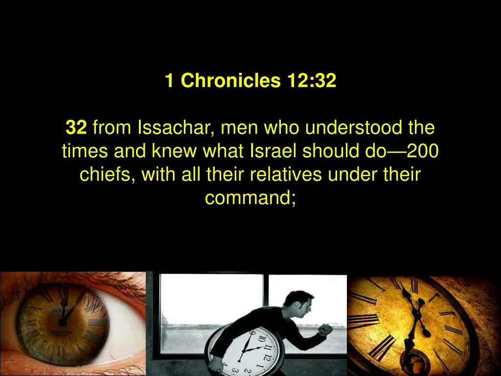 1 chronicles 12 32 32 from issachar