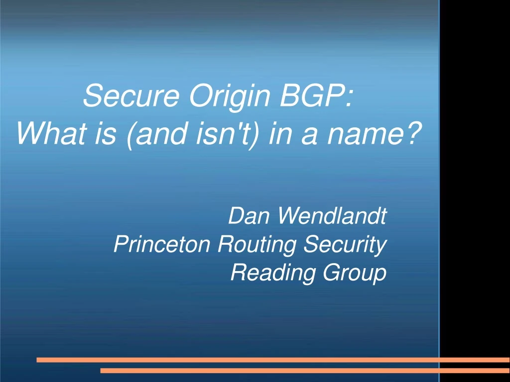 secure origin bgp what is and isn t in a name