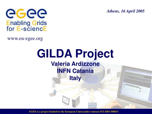 GILDA Project Valeria Ardizzone INFN Catania Italy