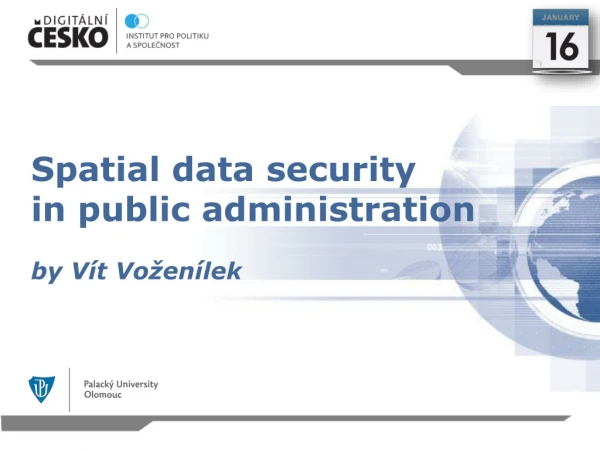 Spatial data security in public administration by Vít Voženílek