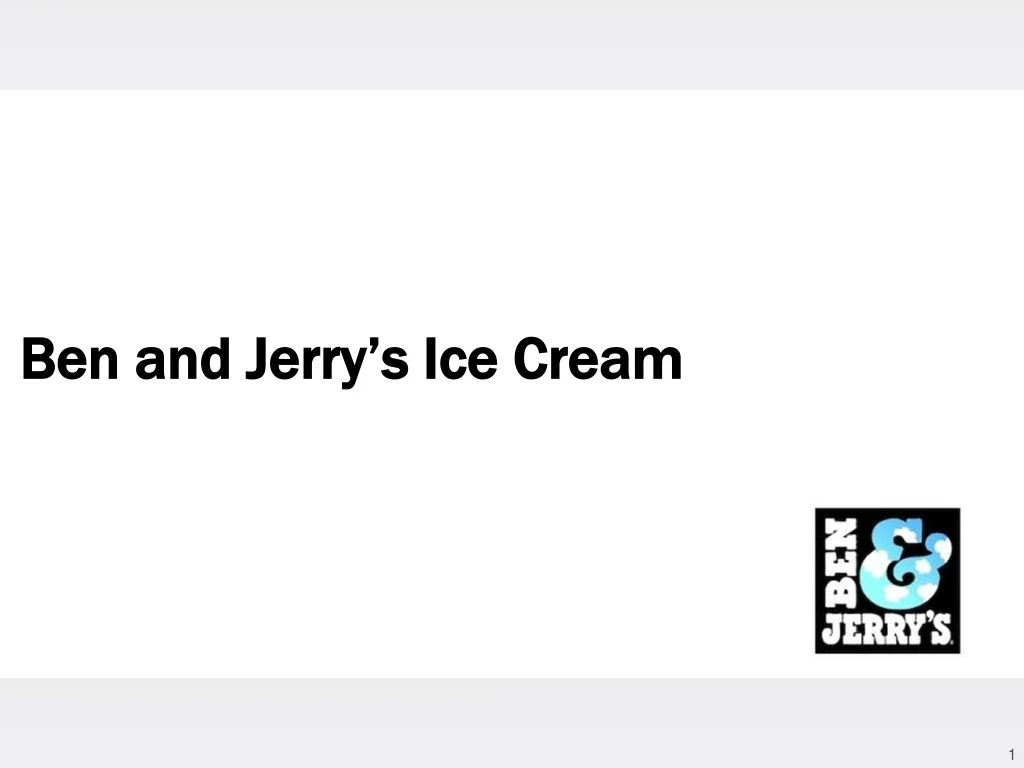 ben and jerry s ice cream