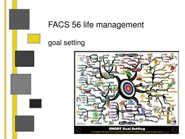 FACS 56 life management goal setting